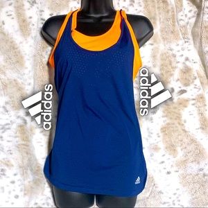 ADIDAS Workout Tank w/ Built-In Bra - Size Large